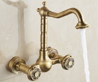 Antik Eskitme İşlemeli Modern Armatür