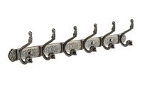 Modern Bronze Duvara Monte Altılı Askılık