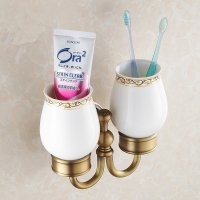 Antik Pirinç Eskitme Diş Fırçalık