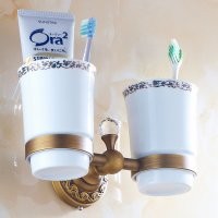 Antik Kristal Eskitme Diş Fırçalık