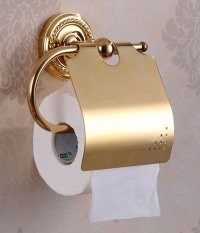 Altın Kaplama Tuvalet Kağıtlığı