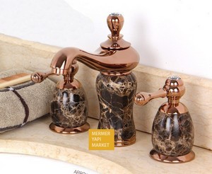 Dark Ceramic Kırmızı Altın Kaplama - Üçlü Set