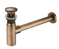 Eskitme Lavabo Sifon Takımı - Su Taşmalı