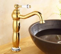 Parlak Gold  Armatür - İşlemeli
