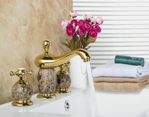 Antik 3 Parça Banyo Bataryası Musluk