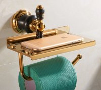 Altın Kaplama Parlak Tuvalet Kagıtlıgı