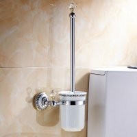 Modern Krom Tuvalet Fırçası
