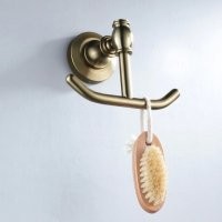 Modern  Antik Bornz Banyo Duvara Monte Askılık
