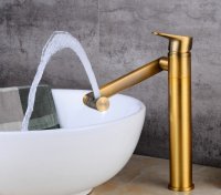Antik Pirinç Çok Fonksiyonlu Banyo Bataryası