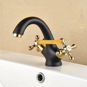 Klasik Siyah Lavabo Armatürü