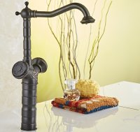 Siyah Eskitme İşlemeli Modern Armatür