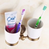 Antik Eskitme İkili Diş Fırçalık