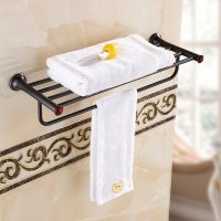 Petrol Siyahı Kaplama Banyo Havluluk